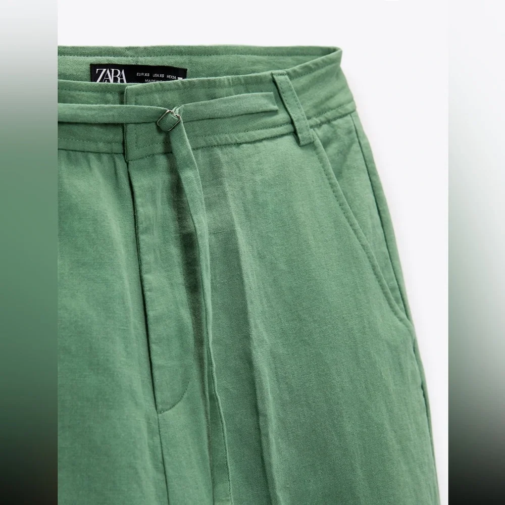 Zara linen blend pants - Picture 3 of 6